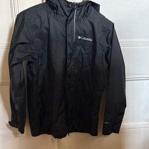 Columbia Kids Unisex Black Raincoat w/ Hood